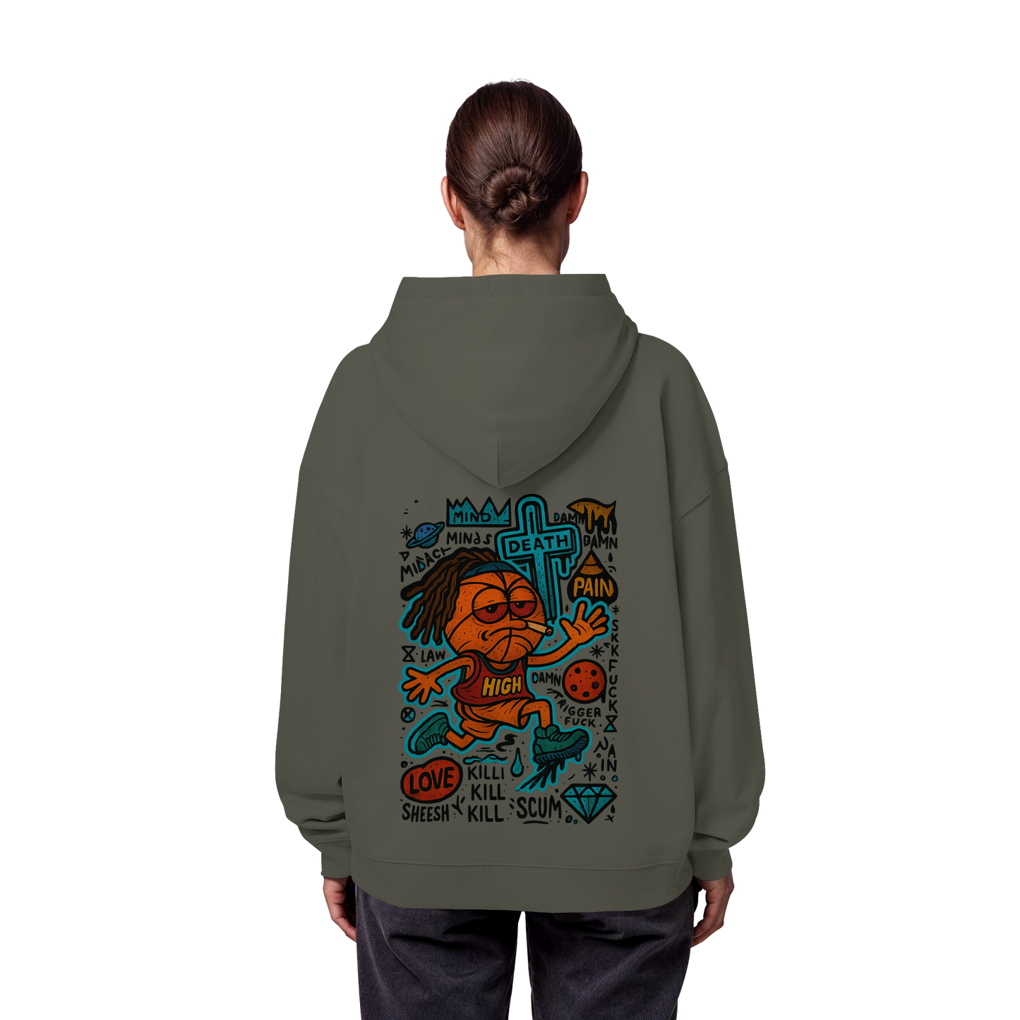 Ball - Organic Oversize Hoodie