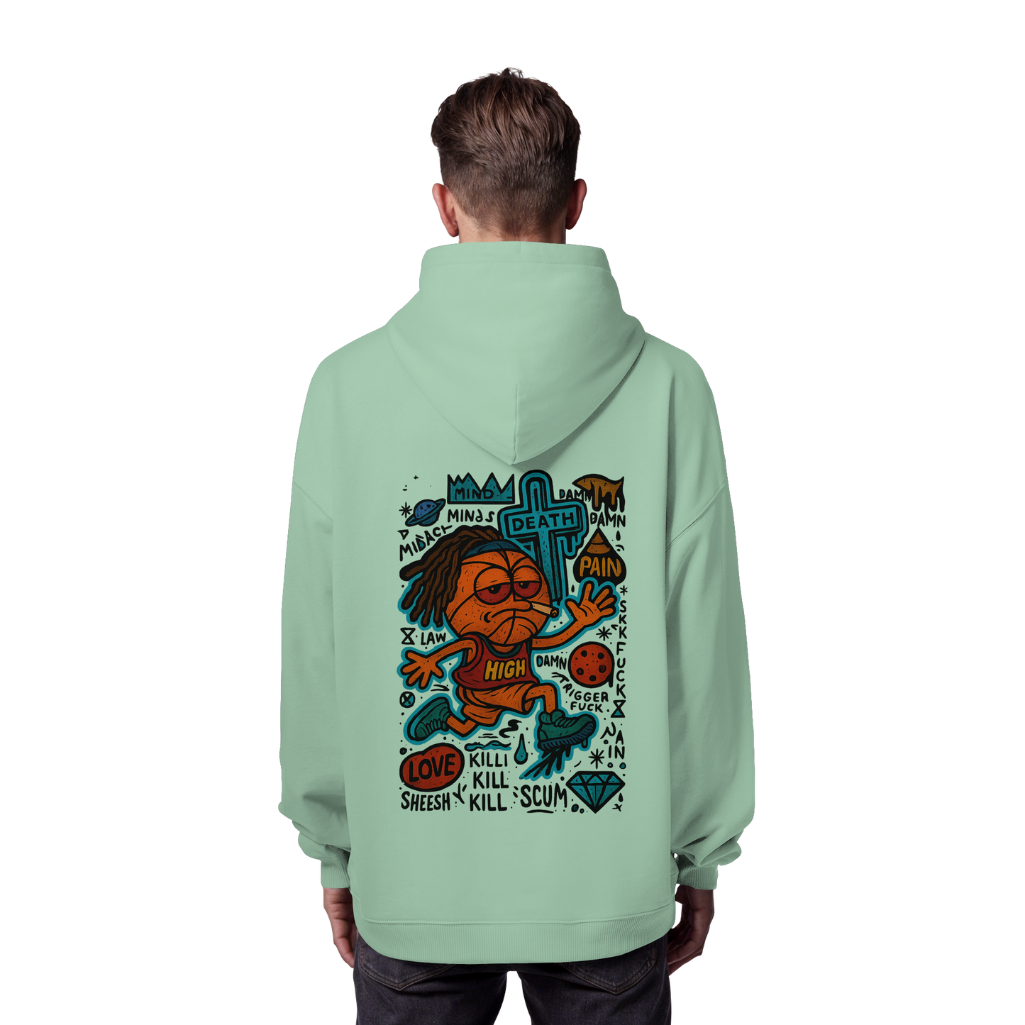 Ball - Organic Oversize Hoodie