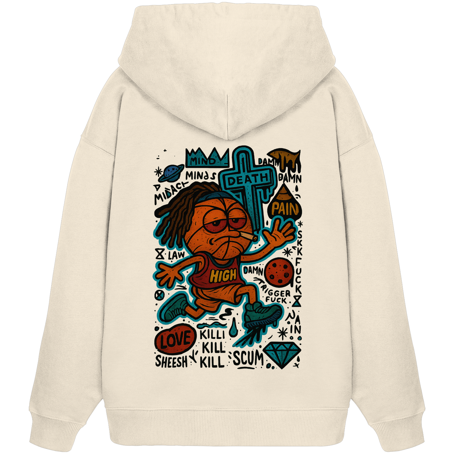 Ball - Organic Oversize Hoodie