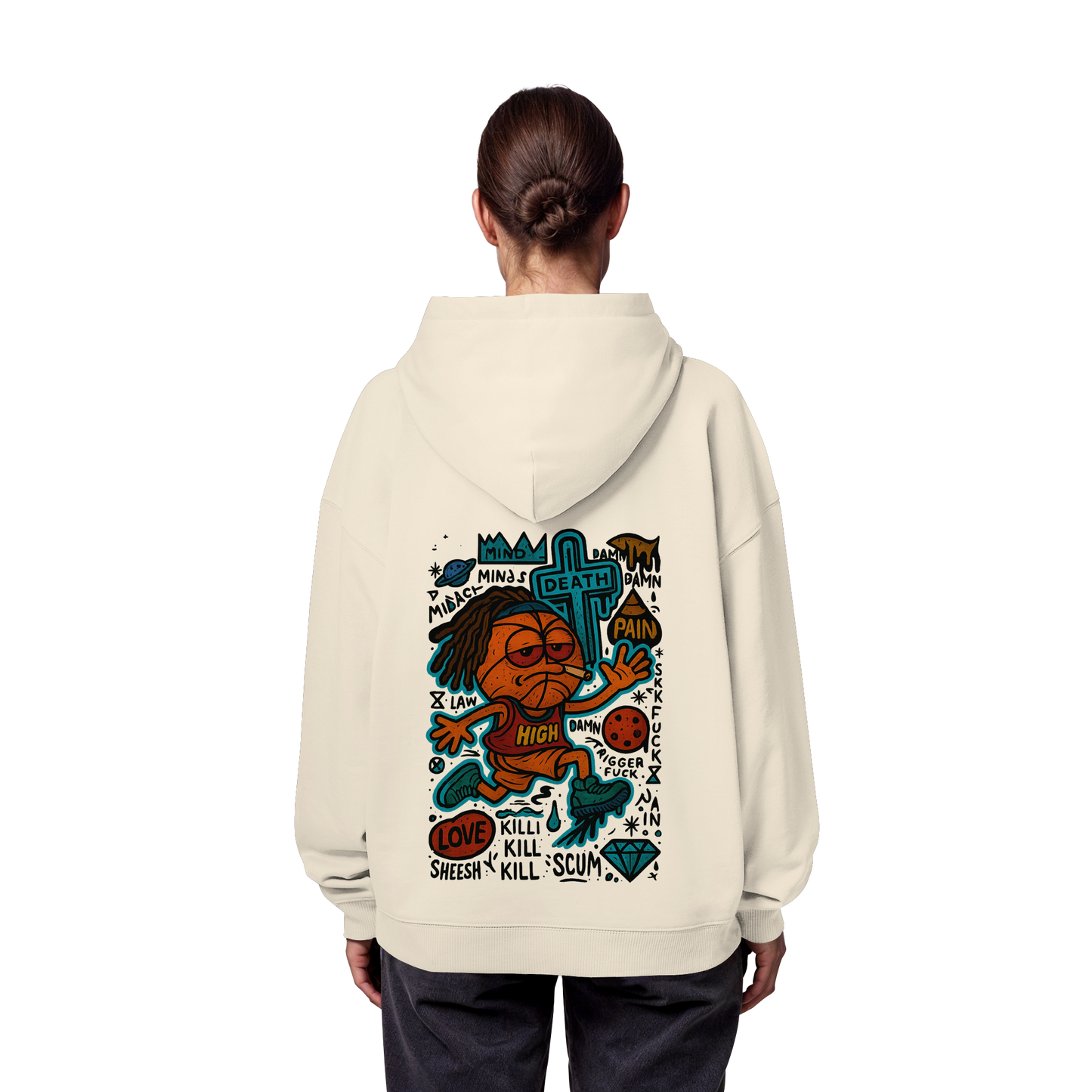 Ball - Organic Oversize Hoodie