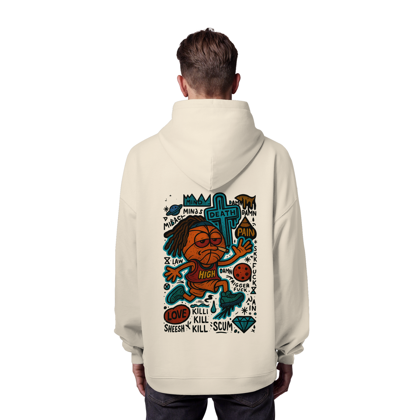 Ball - Organic Oversize Hoodie