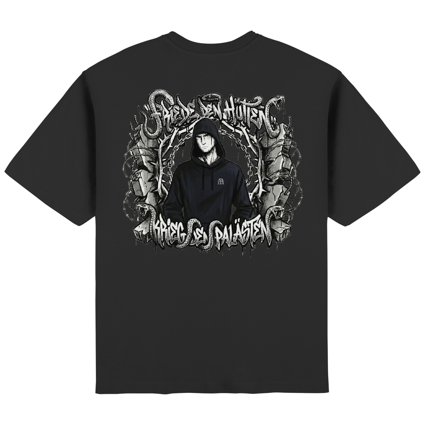 Friede den Hütten - Krieg den Palästen - Streetwear Oversized T-Shirt