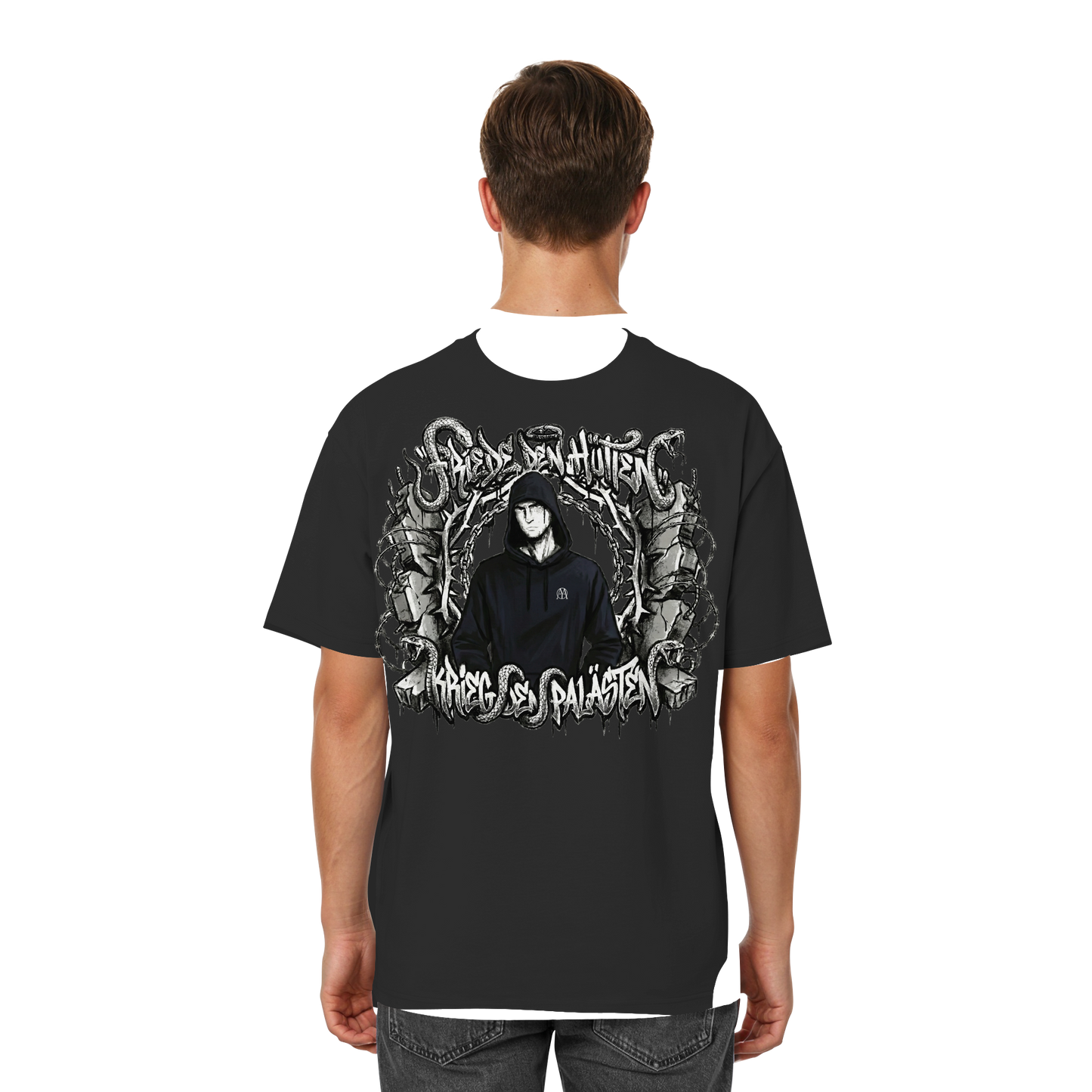 Friede den Hütten - Krieg den Palästen - Streetwear Oversized T-Shirt