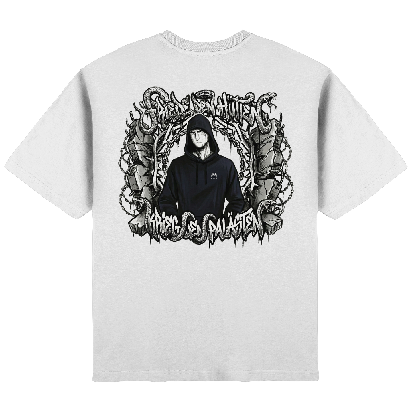 Friede den Hütten - Krieg den Palästen - Streetwear Oversized T-Shirt