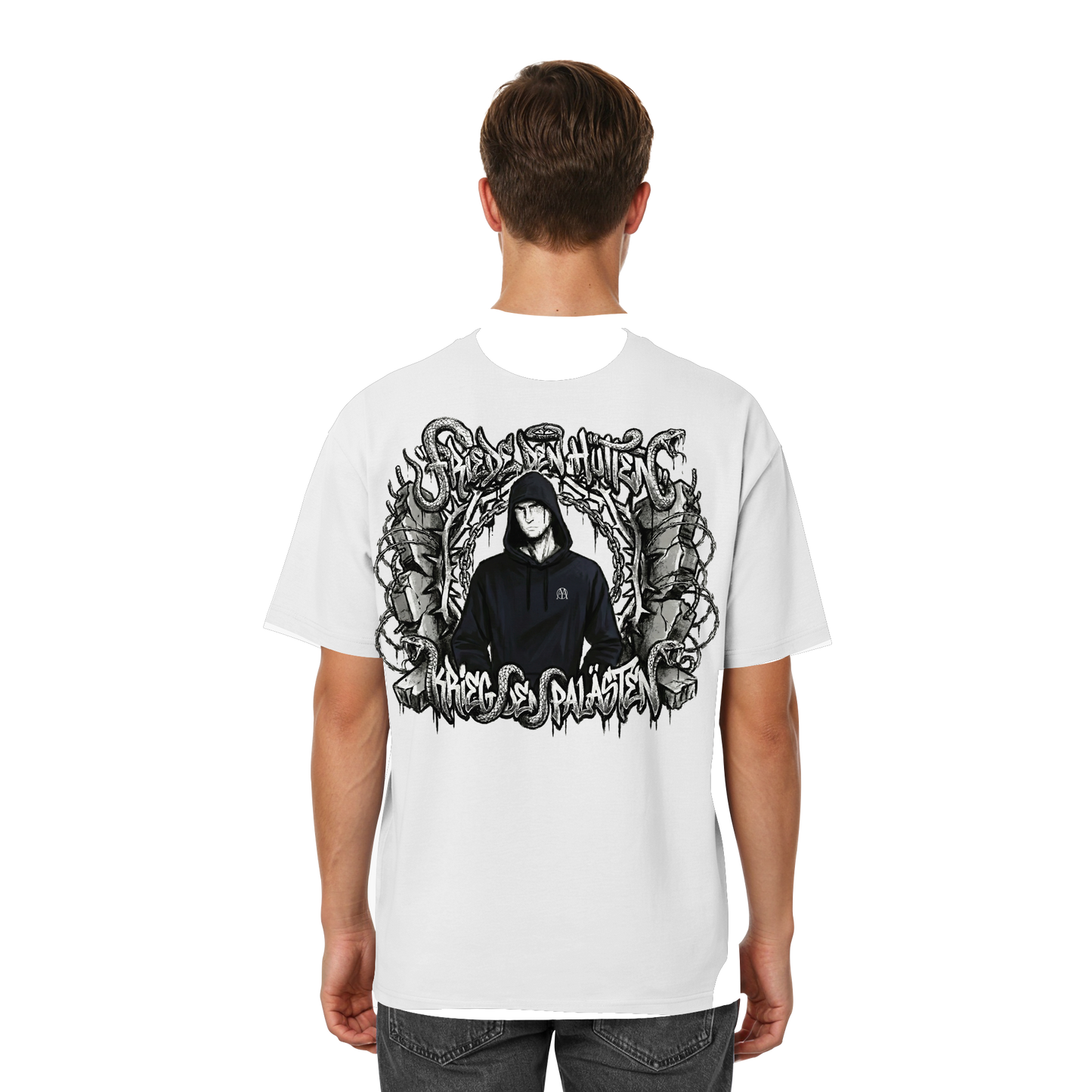 Friede den Hütten - Krieg den Palästen - Streetwear Oversized T-Shirt